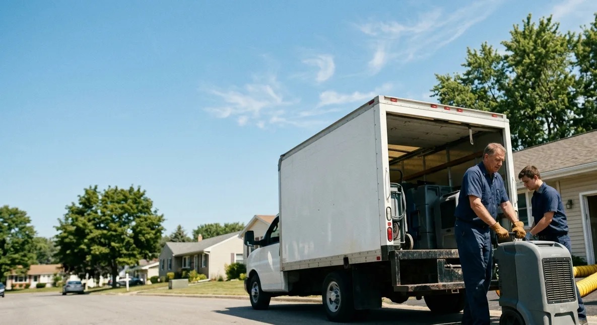 Water Damage Cleanup in Coffeen, IL near me